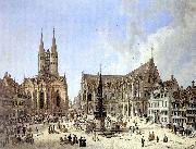 Domenico Quaglio Domenico Quaglio Braunschweig Altstadtmarkt 1834 oil painting artist
